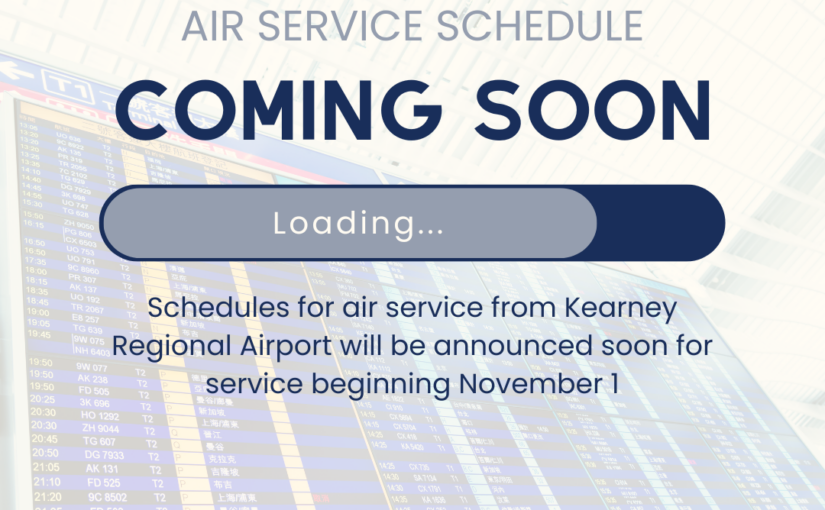 Kearney Regional Airport Air Service Schedule